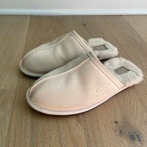 Ugg Pearle Faux Fur Lined Scuff Slipper size 8